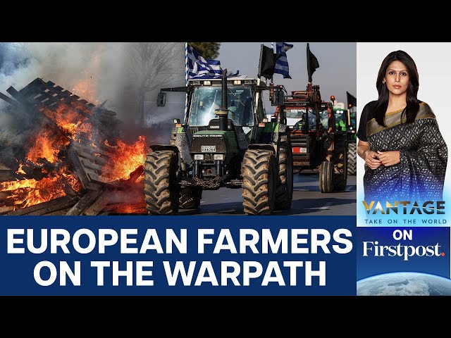 Farmers and Police Clash Outside European Parliament | Vantage with Palki Sharma