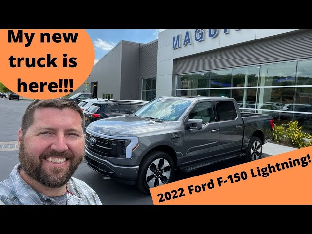 Picking up my all new 2022 Ford F-150 Lightning