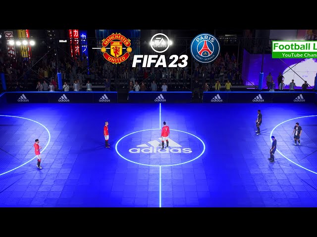 FIFA 23 | Messi-Neymar-Mbappe vs Ronaldo-Antony-Sancho | Man United vs PSG | 3x3 Gameplay PC