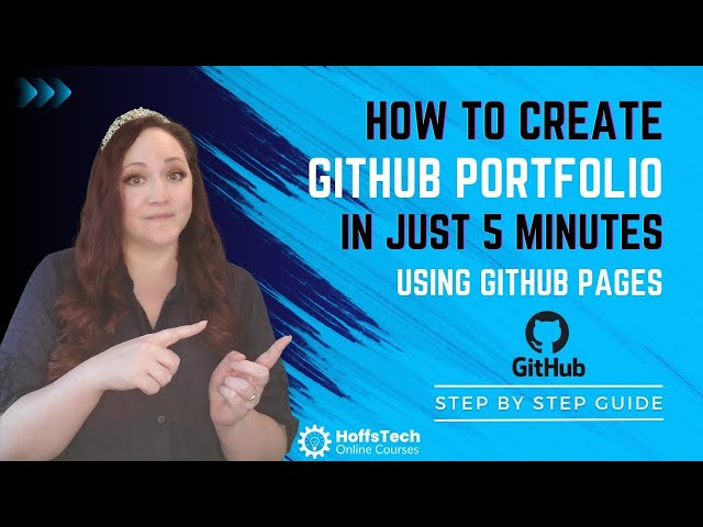 How To Create a GitHub Portfolio in 5 minutes using GitHub Pages: A Step by Step Guide