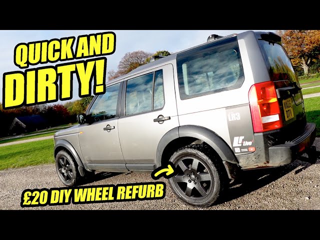 The easiest and cheapest way to refurb your Land Rover wheels.
