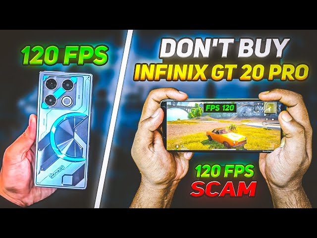 😡 DON'T BUY INFINIX GT 20 PRO 😱🛑 120 FPS SCAM IN PUBG BGMI | INFINIX GT 20 PRO