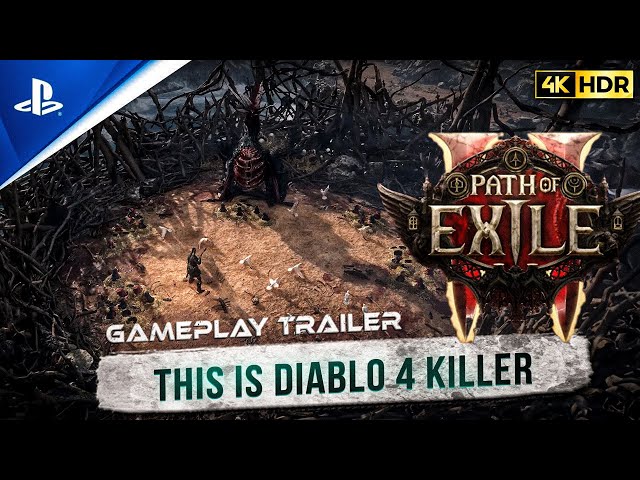 [4K HDR] Path of Exile 2 - NEW Trailer (60FPS) Looks INSANELY Good with Gameplay