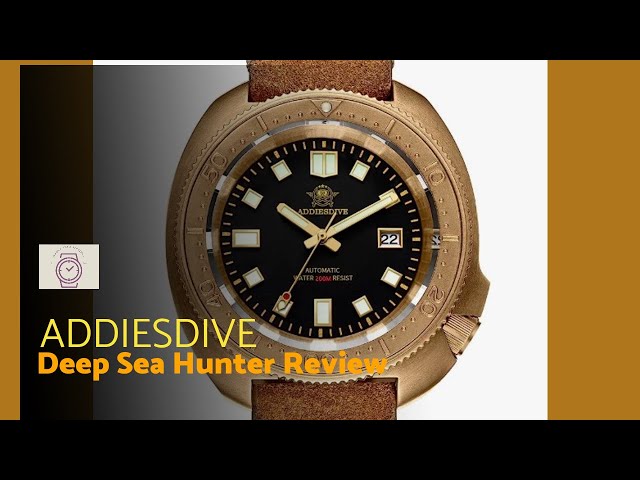 Addiesdive review of the Deep Sea Hunter Bronze  case "clone" of the Seiko Turtle. Is it a good buy?