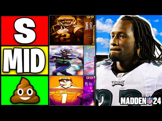 Ranking THE BEST CORNERS In Madden 24 Ultimate Team