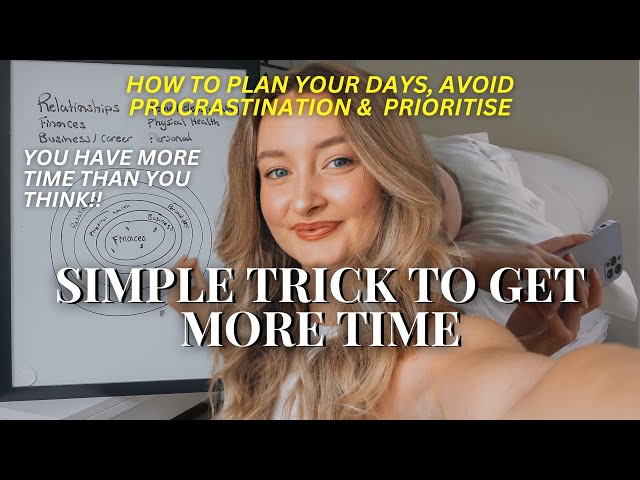 5 WAYS To Manage Your Time | How To Plan Your Days To Get MORE DONE! FREE Notion planner !!💡✍️