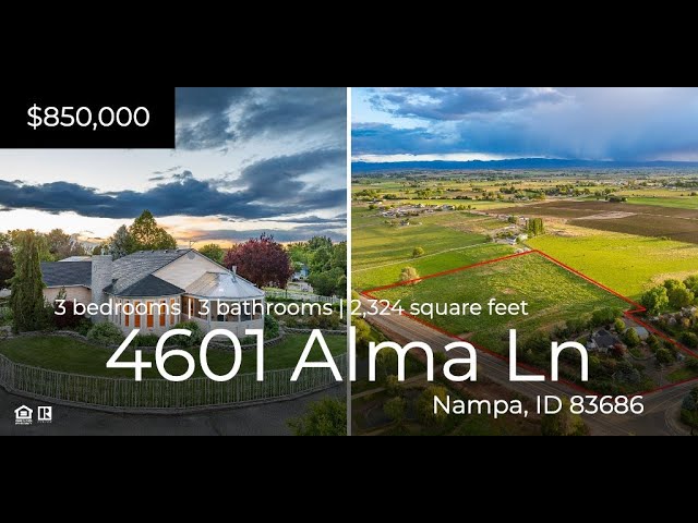 HOME FOR SALE - 4601 Alma Ln, Nampa ID 83686