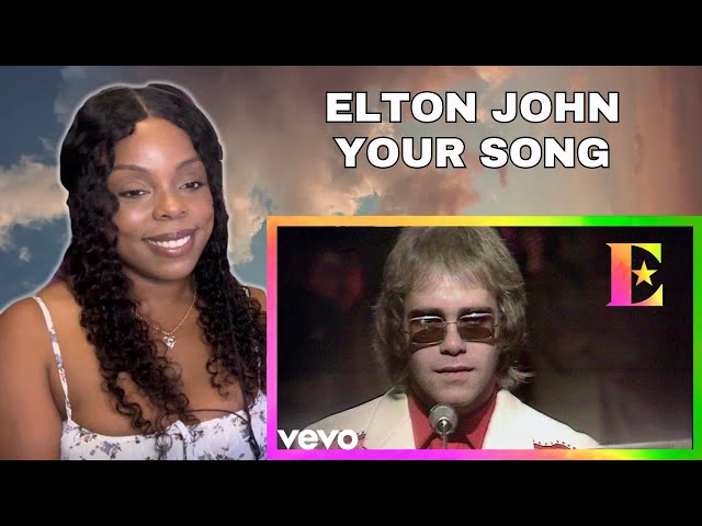Elton John - Your Song | FIRST TIME REACTION | (Top Of The Pops 1971)