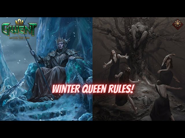 GWENT | Winter Queen Arise From Graveyard | Greedy Frost With Witches Sabbath