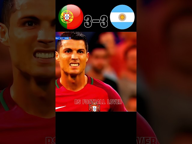 Portugal vs Argentina (4-3) 😱2026 World Cup Final Ronaldo vs messi 🔥😱#football #short  #youtube