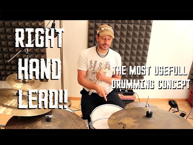 THE MOST USEFUL DRUMMING CONCEPT! RIGHT HAND LEAD!