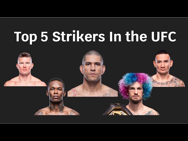 TOP 5 STRIKERS IN MMA