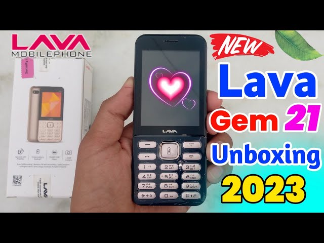 Lava Gem Keypad Phone Unboxing and Review | Lava Gem 21 Feature Phone