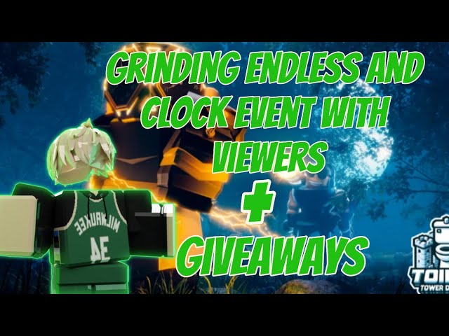 🔴GRINDING CLOCK EVENT AND ENDLESS WITH VIEWERS | GIVEAWAYS | Toilet Tower Defense🔴