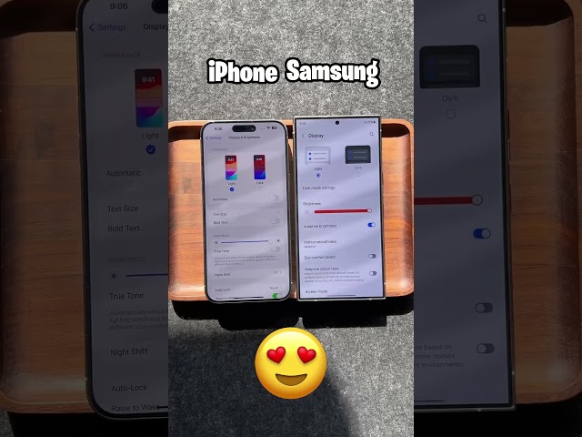 iPhone vs Android | Brightness Test #iphone #smartphone #samsung