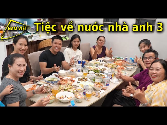 Tiệc nhà anh chị 3 - đón anh Thiên Về Việt Nam: Gia đình Nam Việt
