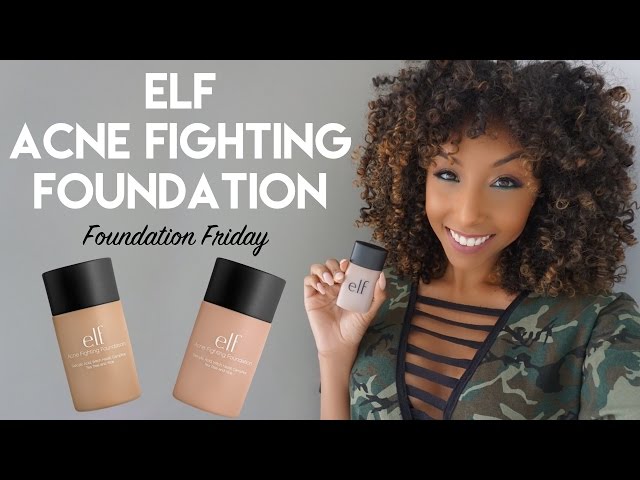 Elf Acne Fighting Foundation! Foundation Friday! | BiancaReneeToday