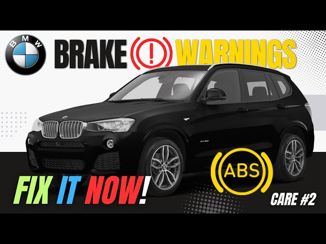 BMW ABS Replacement & Full Brake Bleeding | 20+ fault codes on 2017 X3 M Sport