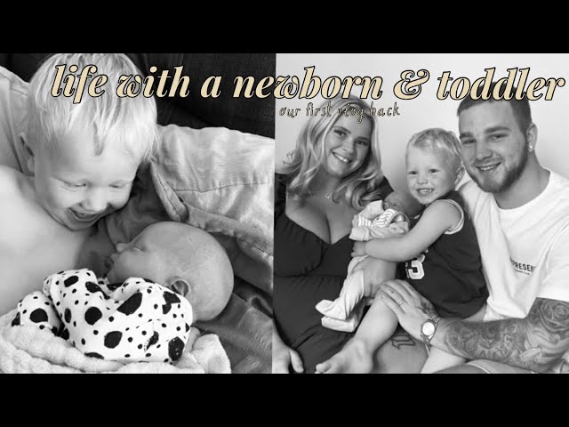 LIFE WITH A NEWBORN & TODDLER | our first vlog back