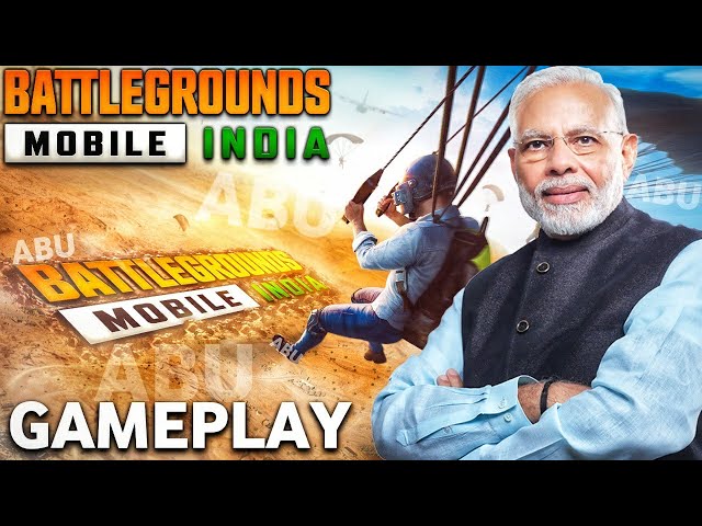 BATTLEGROUNDS MOBILE INDIA FIRST GAMEPLAY