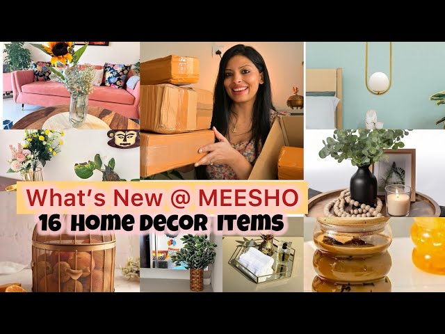 🏡RESET Your Home & Kitchen with Latest MEESHO Haul ✨Affordable🎵Aesthetic Home Decorating💡#meesho