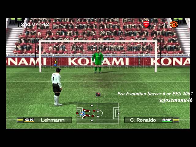 Penalty Kicks from ISS 95 to PES 2015