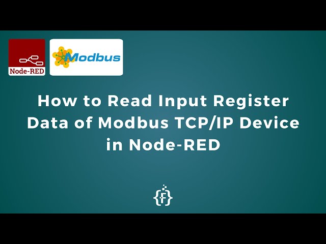 How to Read Input Register Data of Modbus TCP/IP Device in Node-RED | Industrial IoT | IIoT |