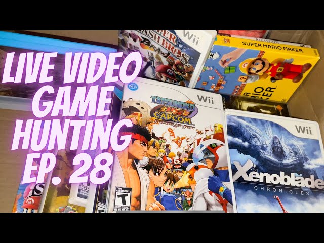 THE BEST GAME WAS MISSING?!?/ Live Video Game Hunting Ep. 28