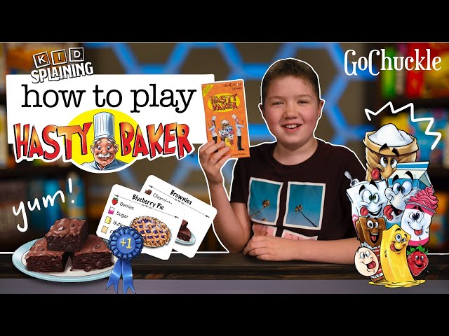 Hasty Baker - How to Play Hasty Baker from GoChuckle | Family Friendly Board Game Tutorial