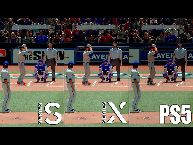 MLB The Show 24 Technical Review | Xbox Series S vs. Series X vs. PS5