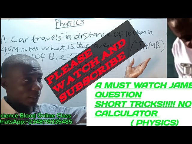 NEW TRICKS ARE OUT FOR YOUR JAMB PROBLEMS IS NO MORE ON PHYSICS #jamb #waec #olympiad #maths