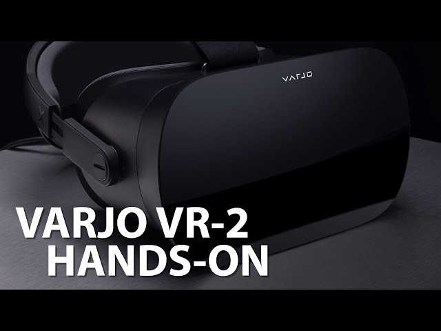 VARJO VR-2 HANDS-ON - Checking Out The Human Vision Resolution VR Headset For Industrial Use