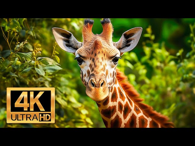 4K Wildlife Video - Wild Animal Discovery and Beautiful Wildlife Movie With Calming Music