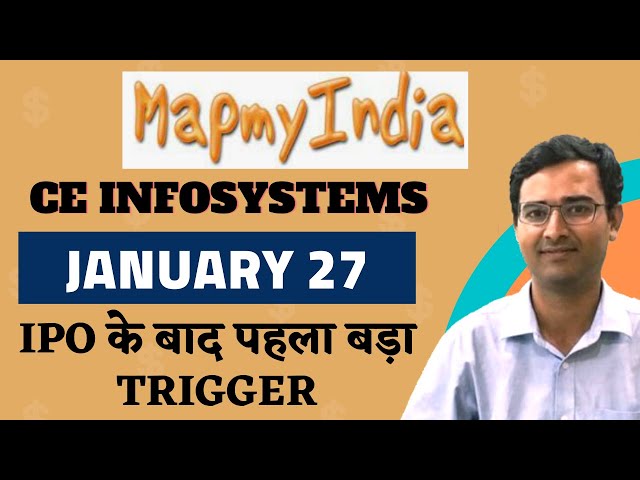 Mapmyindia share latest news | CE INFOSYSTEMS Share news today | Map my india q3 results