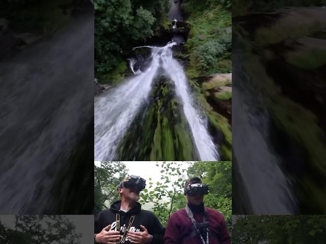 I Crashed My FPV Drone Into A Waterfall…