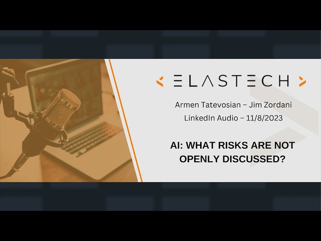 AI: What Risks are NOT openly discussed? – LinkedIn Live Audio Event – 11/8/2023