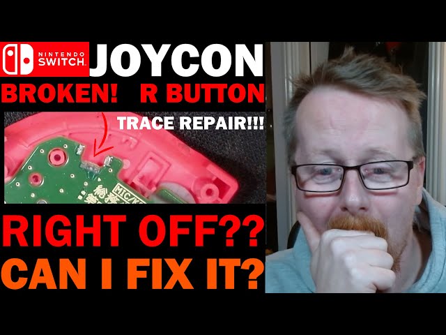 Switch Joycon TRACE REPAIR!. Can I Fix It??? or is it bound for the bin? #repair  #switch #joycon