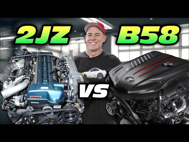 Toyota 2JZ VS BMW B58 | 2JZ STILL KING?! (Detailed Engine Internal Comparison)