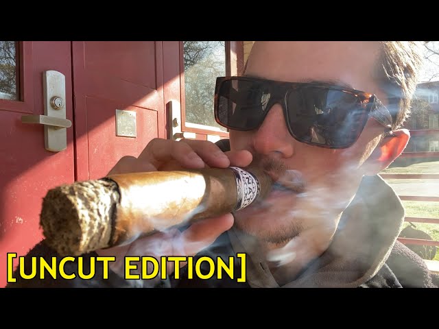 Smoking a Comically Large Cigar for the First Time [UNCUT]