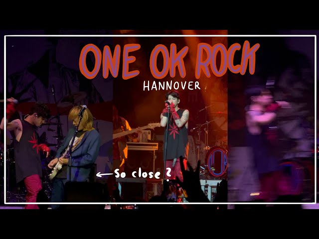 ONE OK ROCK Hannover concert vlog