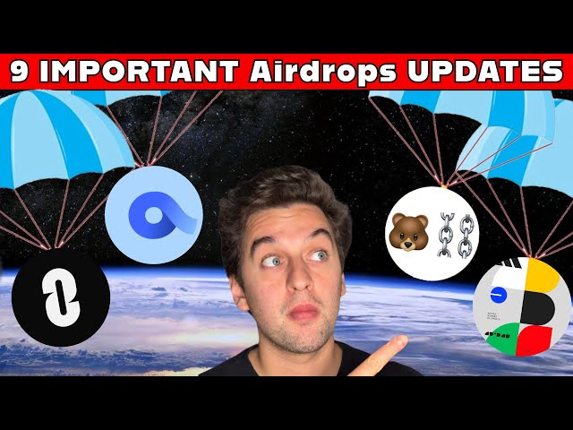 9 Important AIRDROPS Updates - DO THIS NOW