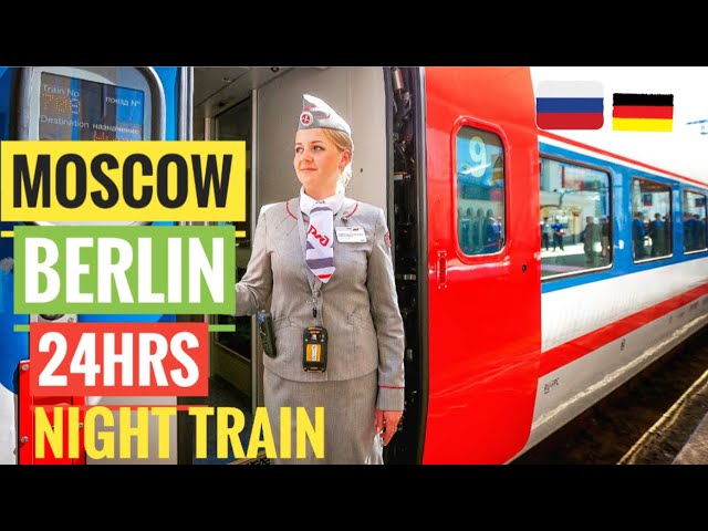 24 HOUR TRAIN FROM MOSCOW TO BERLIN | TALGO SLEEPER TRAIN #russianblogger