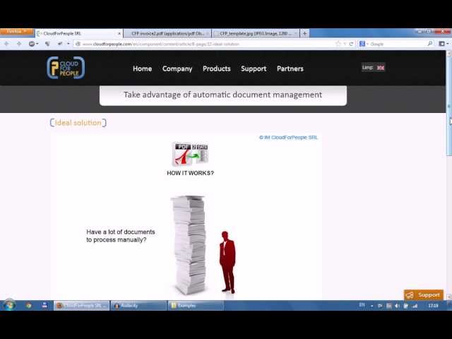 How PDF2Data service works (invoice processing and data extraction software)