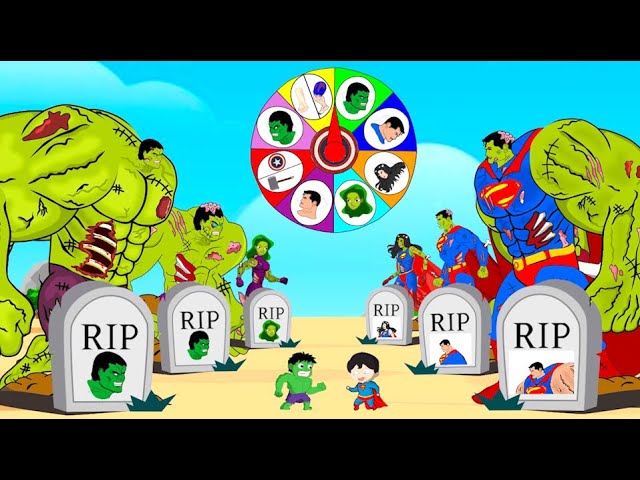 Evolution Of HULK ZOMBIE vs Evolution Of SUPER-MAN : Returning from the Dead| Super Heroes Animation