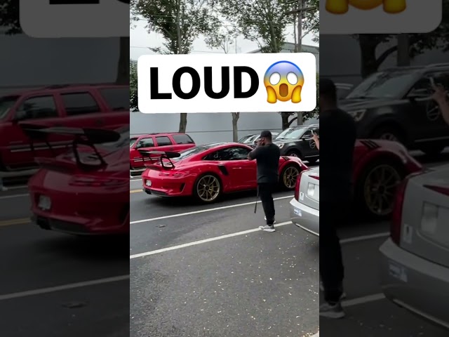 THE LOUDEST PORSCHE GT3RS ON EARTH, WATCH THE AUDIENCE⚠️