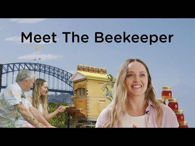 Actress and her dad bond over beekeeping in Sydney