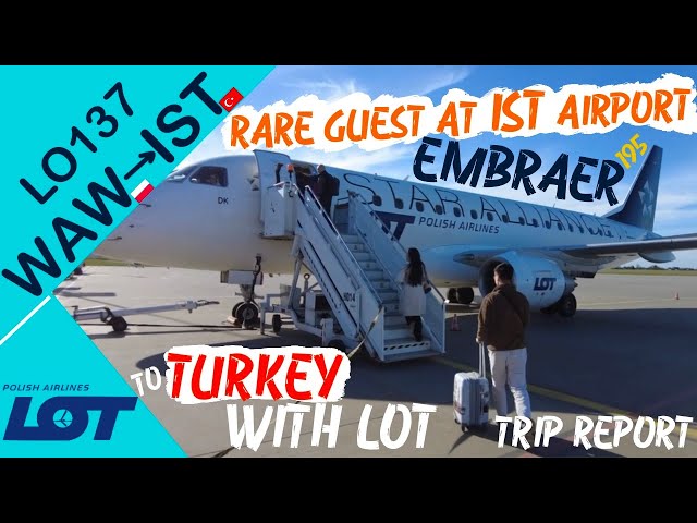 TRIP REPORT I WARSAW TO ISTANBUL I LOT EMBRAER 195 I ECONOMY