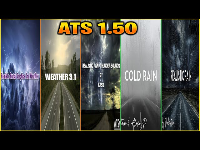 ATS Realistic Weather Mods Comparison for 1.50 | ATS Mods