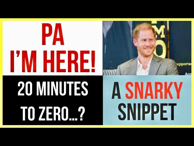 Prince HARRY’S Latest VISIT To The UK Snarked! #snarkysnippet #princeharry #princeharrylatest