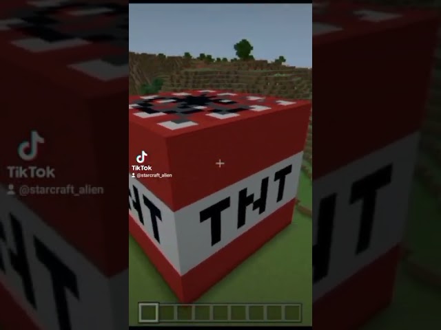 Giant TNT Explosion #shorts #minecraft #gaming